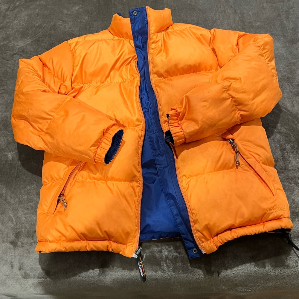 Llbean Reversible Down Puffy Coat - image 2